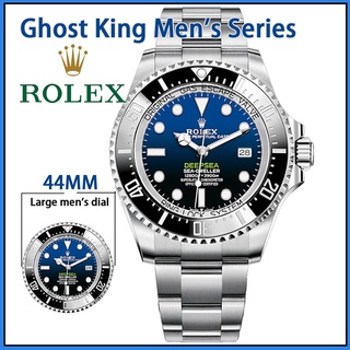 Ghost King Fashion Men Watch Calendar Casual Business Stainless Steel Wristwatches Ratchet Rotatable