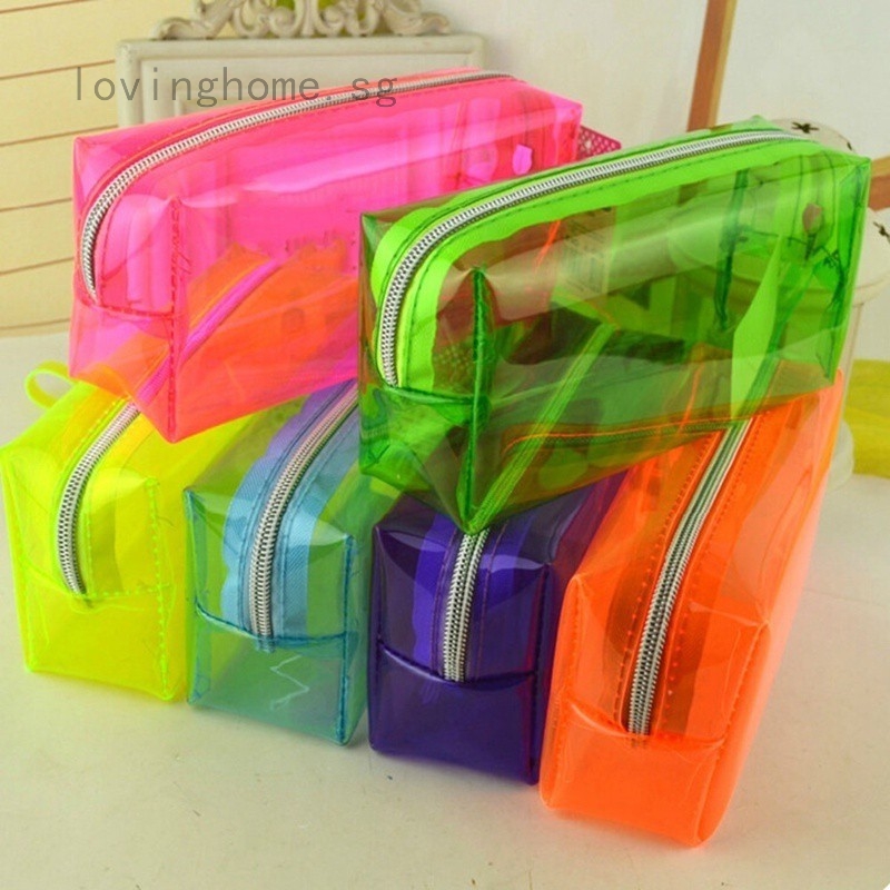 large transparent pencil case