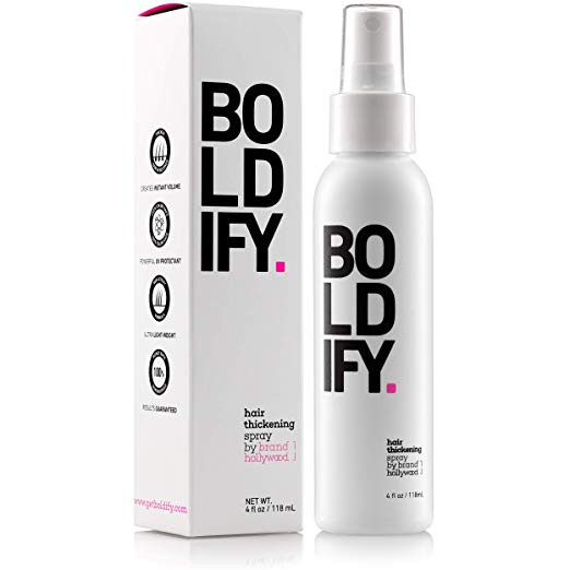 Boldify Hair Thickening Spray Get Thicker Hair In 60 Seconds