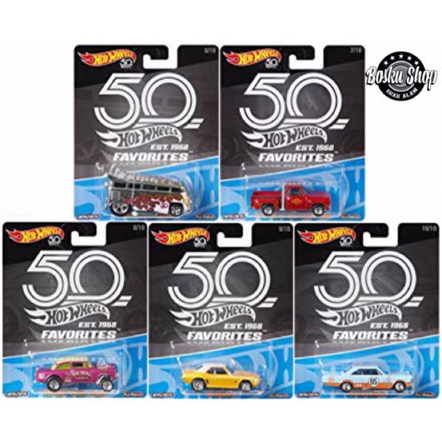 hot wheels 50th favorites