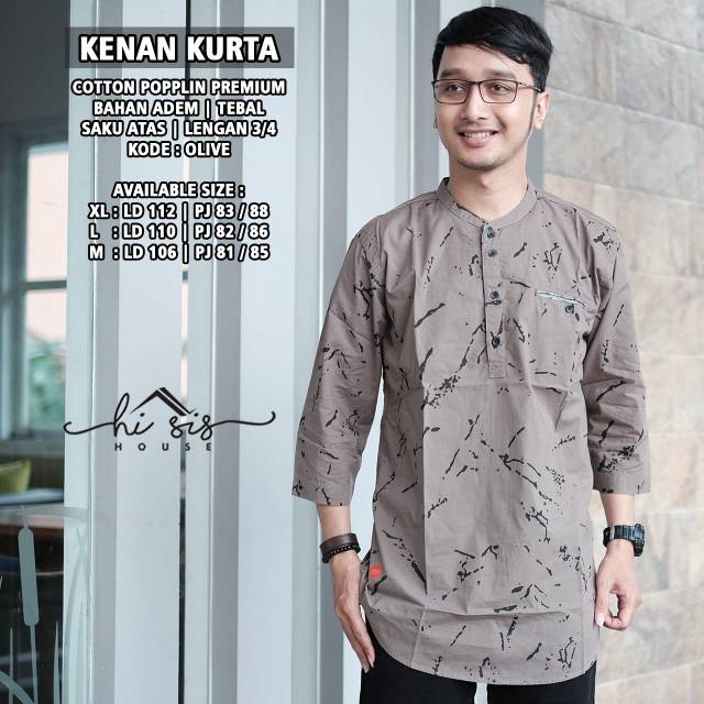 Koko Male Kenan Kurta Shopee Singapore