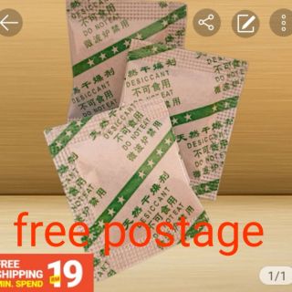 High Quality Silica Gel Dessicant 1gx100pcs Food Grade 干燥剂吸湿性强 Shopee Singapore