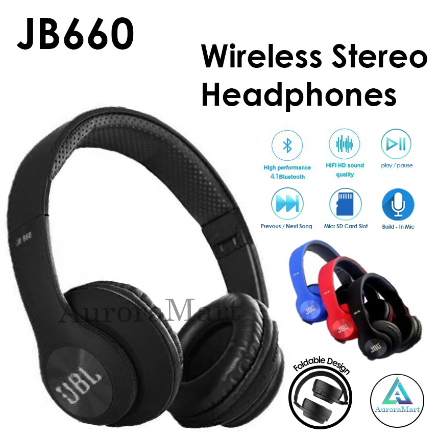 jbl red bluetooth headphones