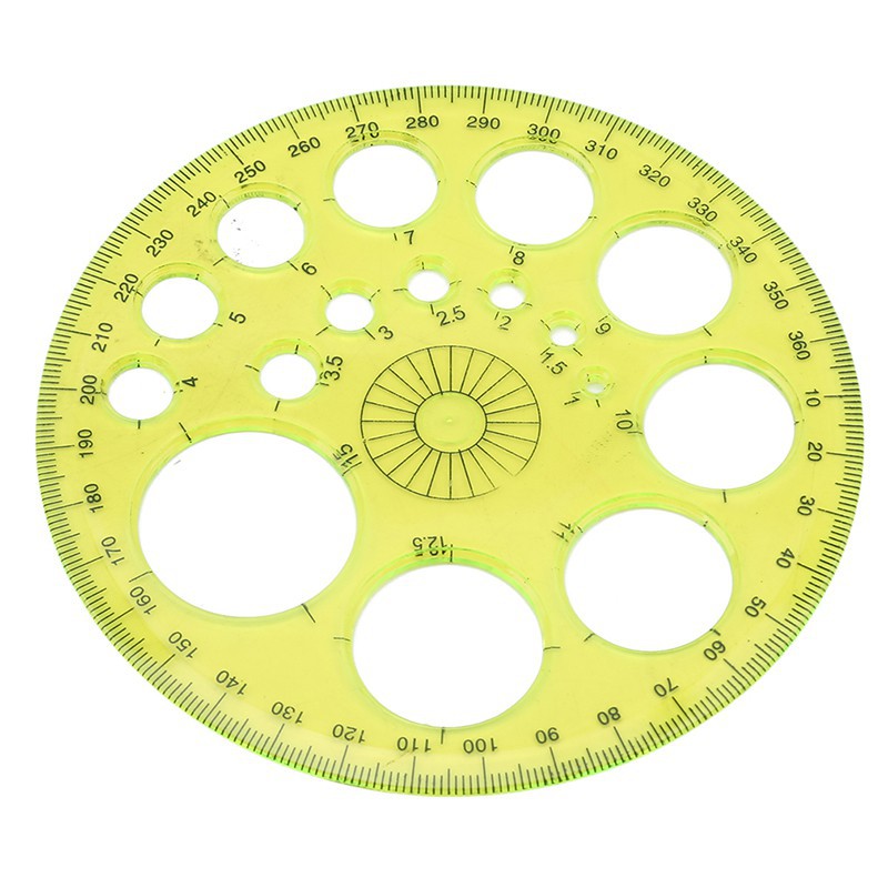 Full Circle Protractor Template