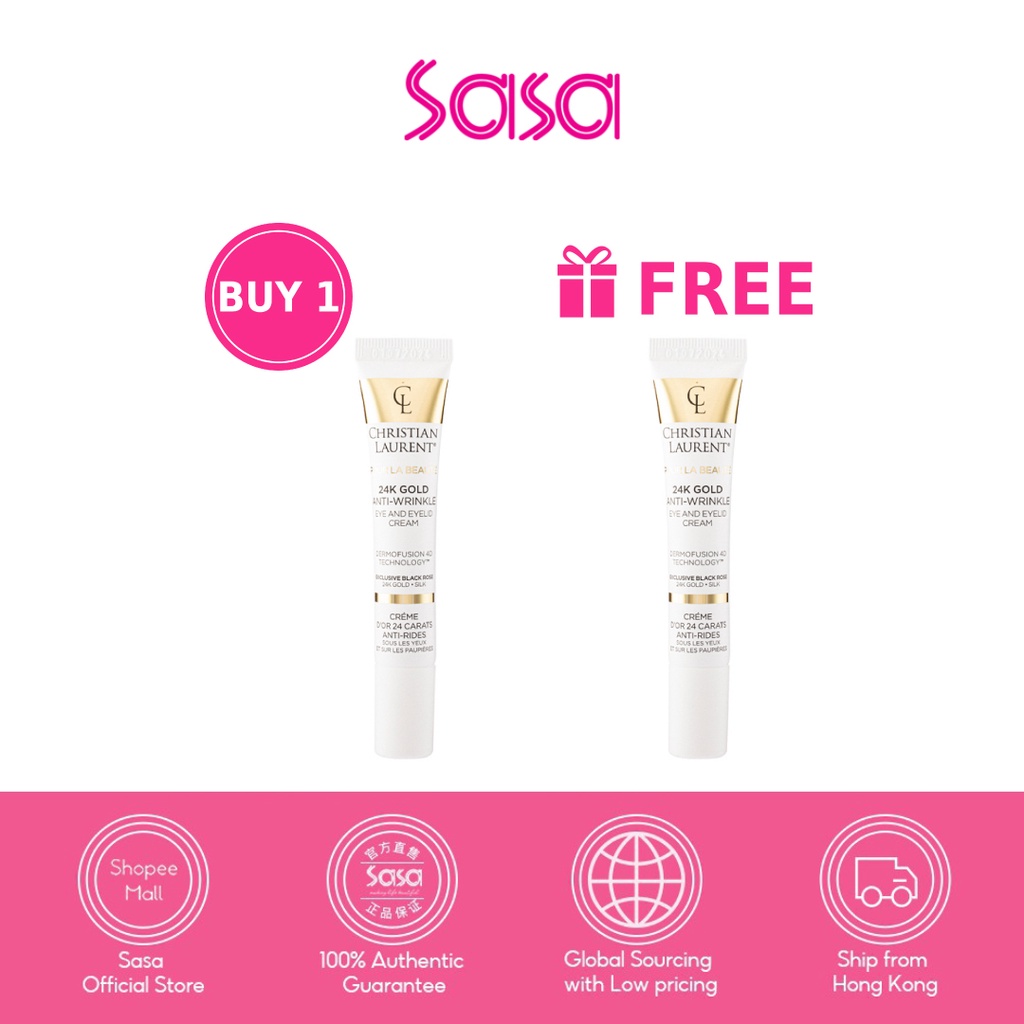 Christian Laurent Infusion 24K Gold AntiWrinkle Eye and Eyelid Cream 20ml Shopee Singapore
