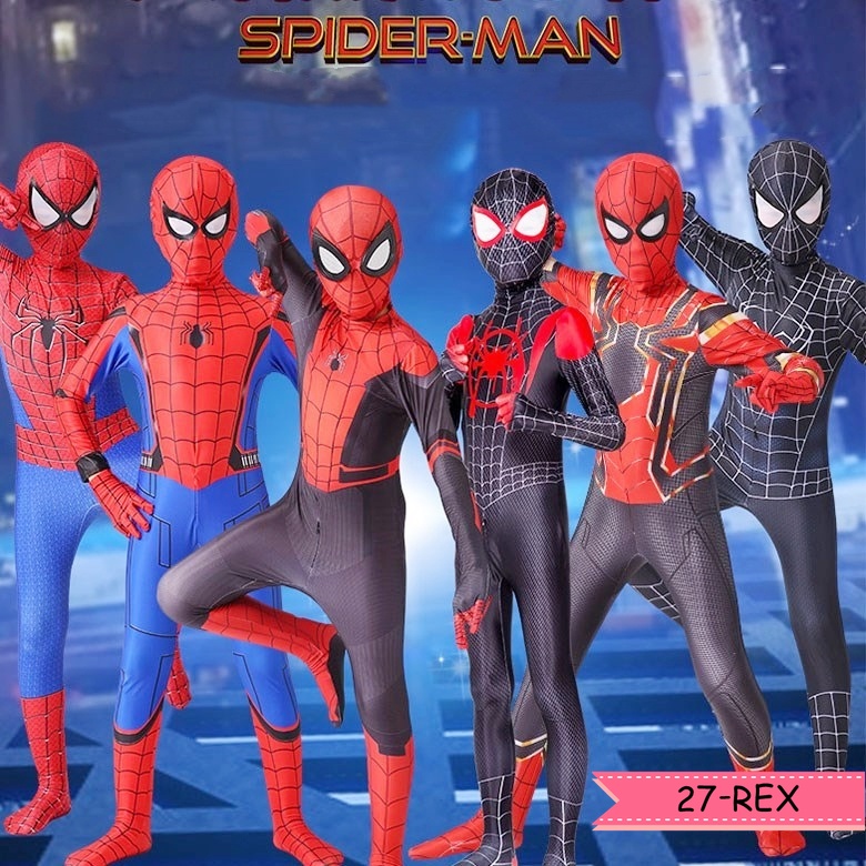 Babies Costume New Halloween Kids Clothing Boys Girls Fashion Cartoon Spiderman Tights Children S Christmas Cosplay Shopee Singapore