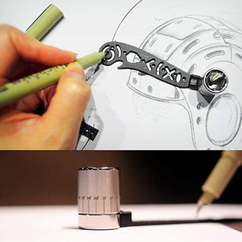 1PCS MultiFunction Drawing Tool,All in One Versatile Magcon Drawing