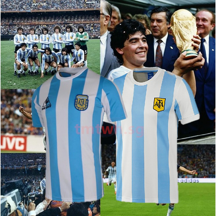 maradona retro jersey