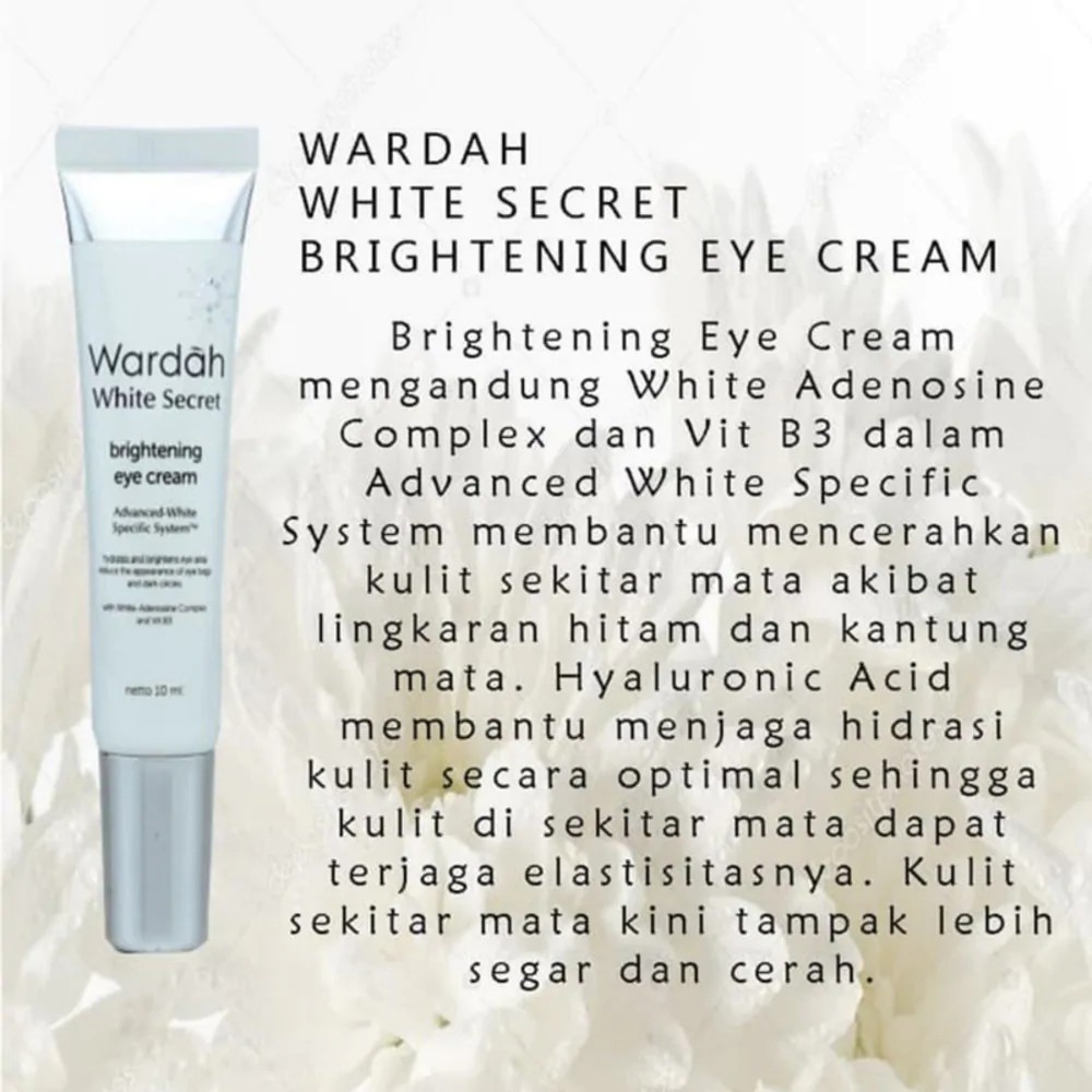 wardah whitening eye cream