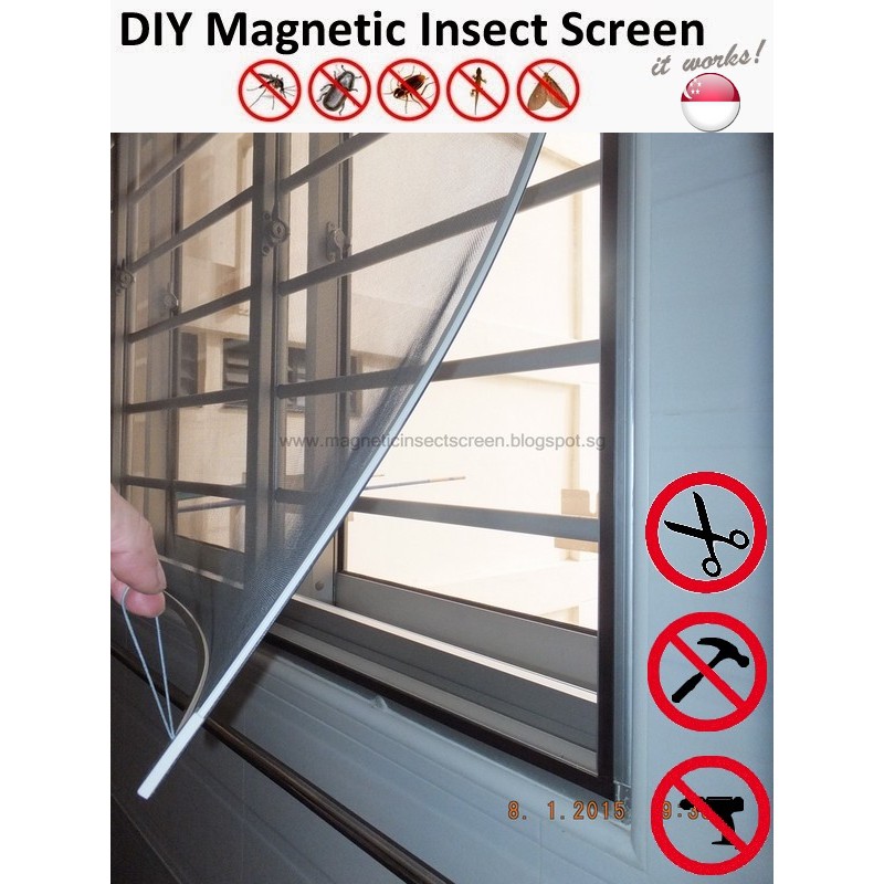 Diy Magnetic Mosquito Insect Screen Kit Fly Flyscreen Mosquito