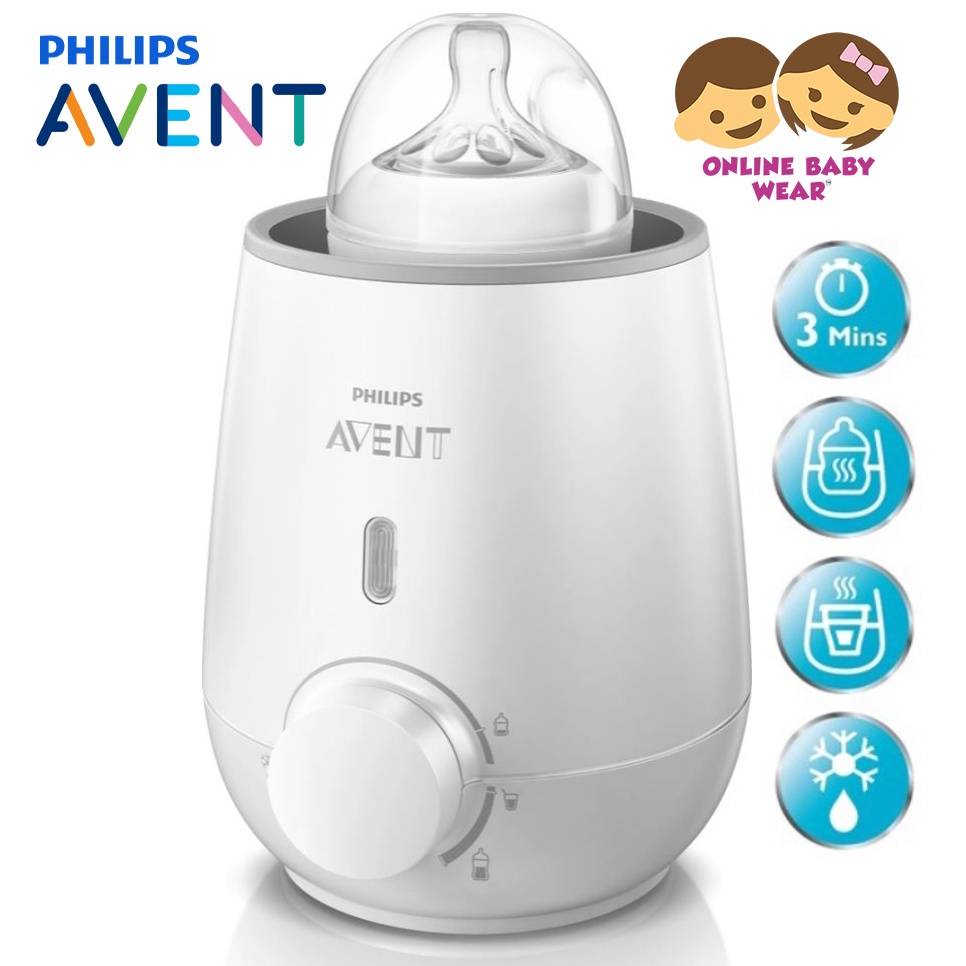 Philips Avent Fast Electric Bottle Warmer Scf355 08 With 2 Years Local Warranty Pemanas Botol Susu Bayi Shopee Singapore