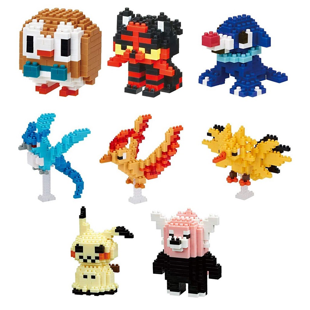 Nanoblock Pokemon Nbpm 046 053 Mokuro Ashimari Nyabi Articuno Moltres Shopee Singapore