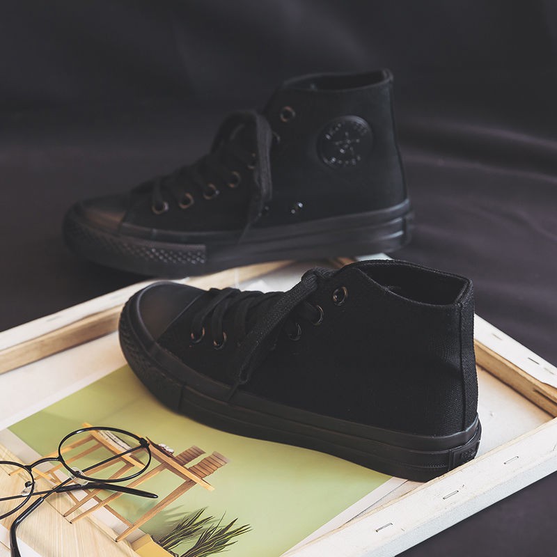 black high top dress sneakers