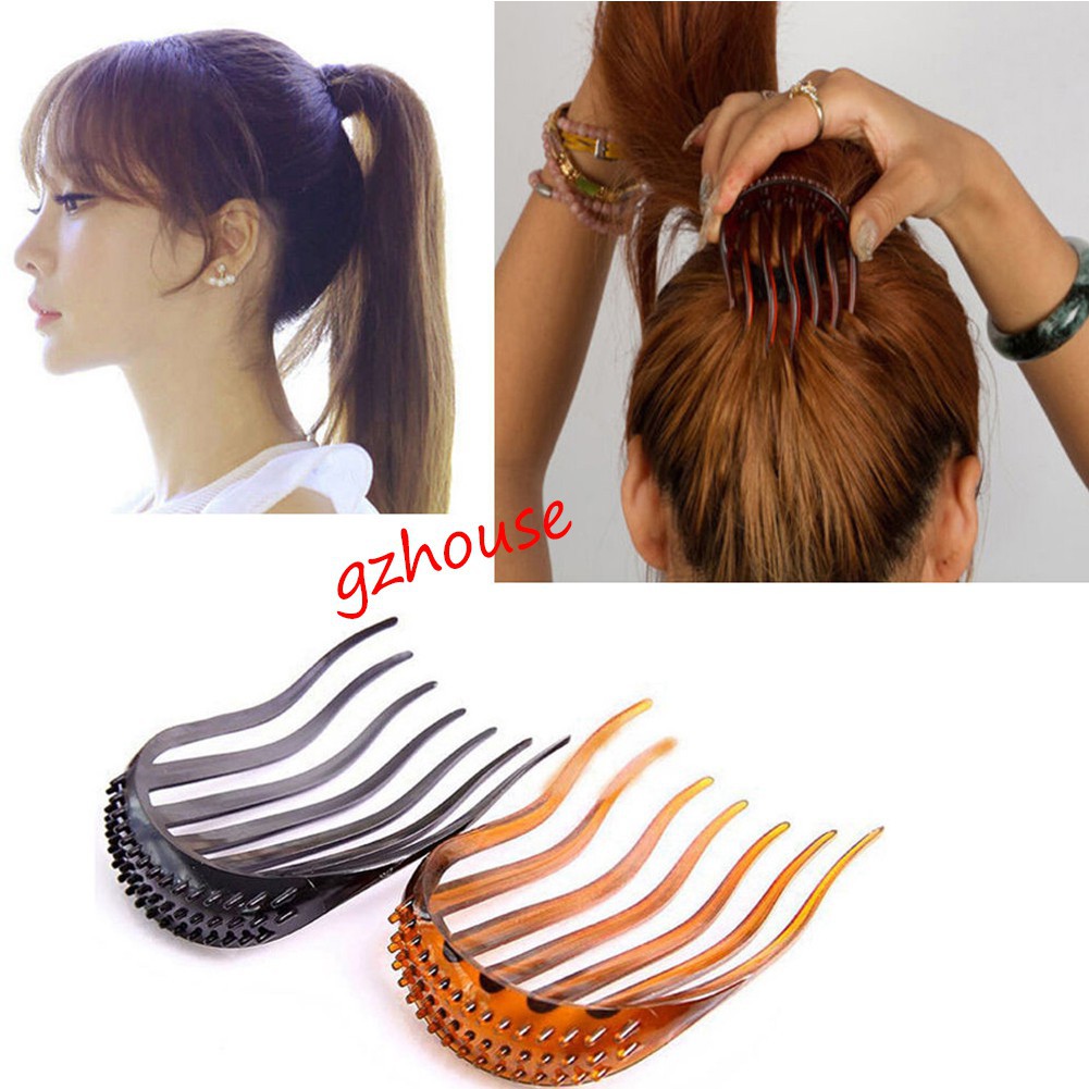 GZHOUSE Women Hair Styling Clip Stick Bun Maker Braid Tool Hair Accessories  | Shopee Singapore