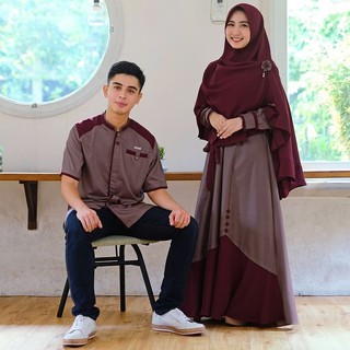 Image of Samawa Couple Shari Set | Shar'I Couple Robe | Hijab Suit!