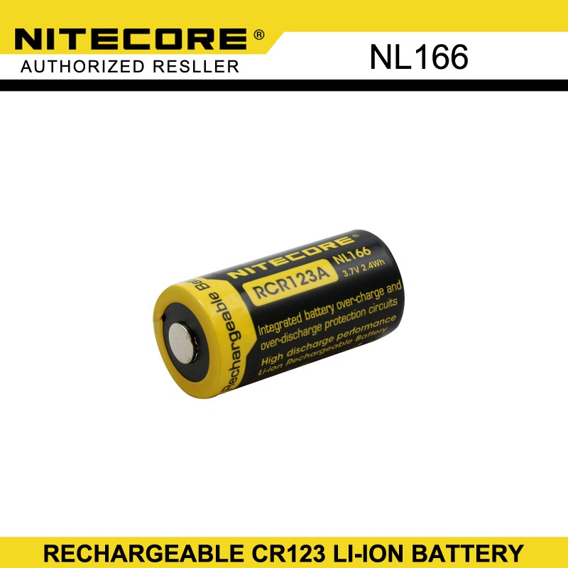 Аккумулятор nitecore nl166 rcr123