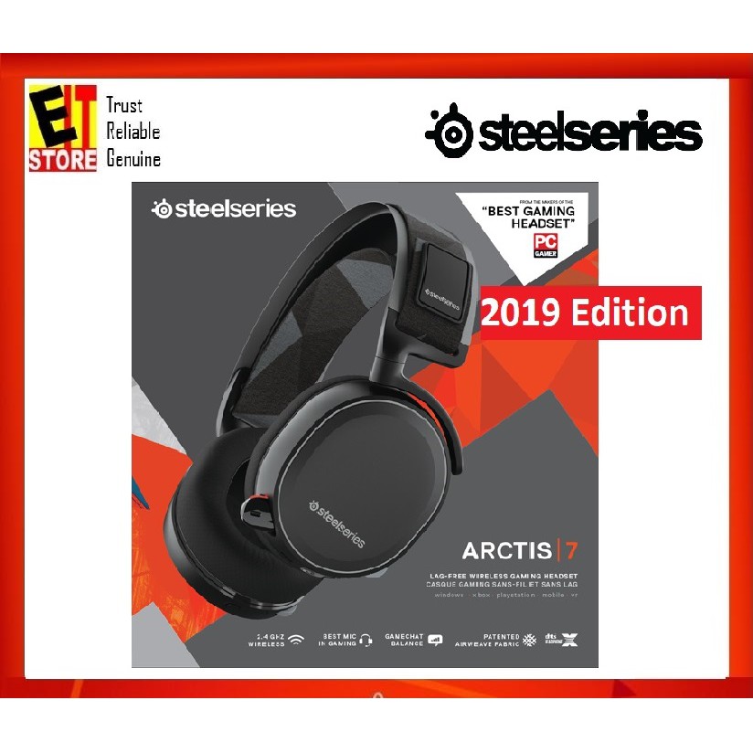 steelseries arctis 7 black 2019 edition
