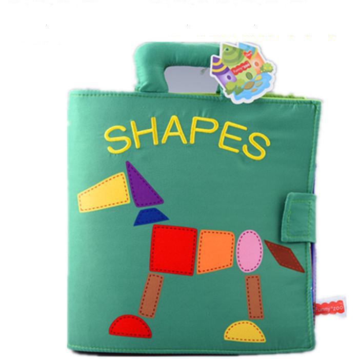 Funny zoo Children early education Tangram puzzle soft book animal fancy  toys | Shopee Singapore