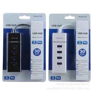 LOCAL SG Hub Portable Extension USB Splitter for Laptop PC USB 3.0 USB splitter 4 Ports High Speed 5Gbps