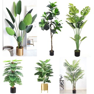 Artificial Plant Large Artificial Plant Fake Tree Flower For Home Office Garden Hotel Decoration