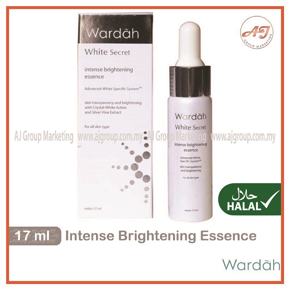 wardah white secret intense brightening essence