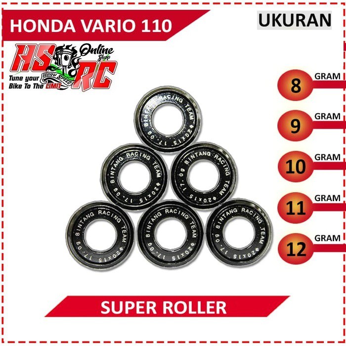  Roller  Racing BRT Vario  110  Size 7 8 9 10 11 13 Grams Cvt 