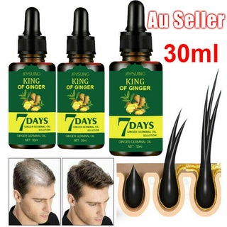 30ml Hair Growth Serum 7-Days Ginger Germinal Hairdressing Oil Anti-Loss AU