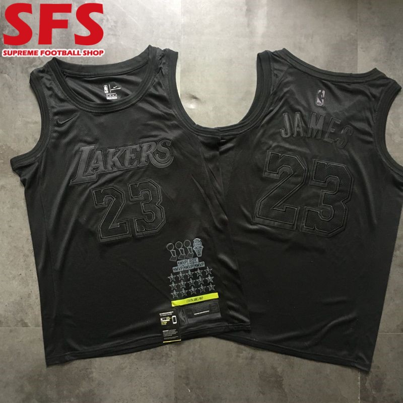 lakers all black jersey