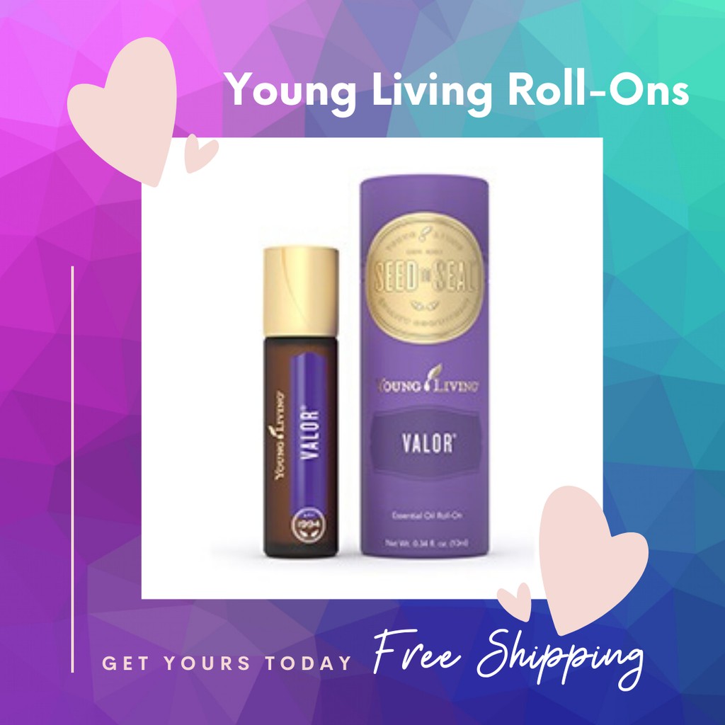 Young Living Breath Again Deep Relief Peace Calming Stress Away Tranquil Valor Thieves Roll On Shopee Singapore