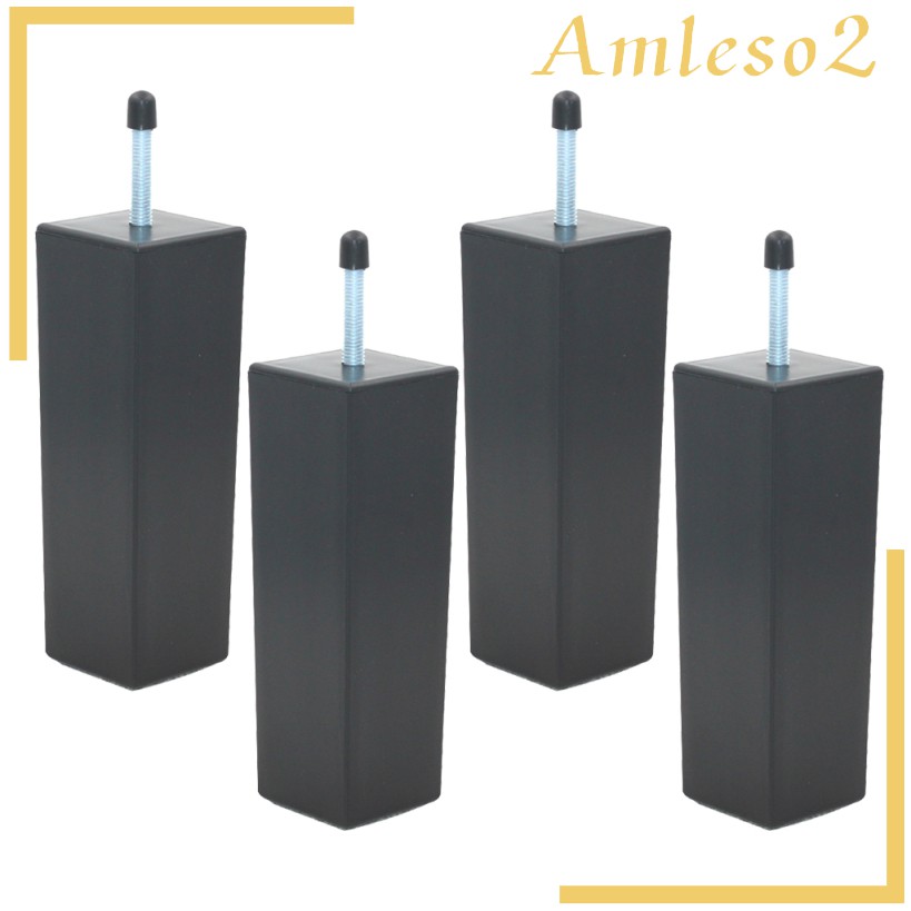 4pcs Bed Risers Furniture Sofa Feet Legs for Bed Under Storage 150mm