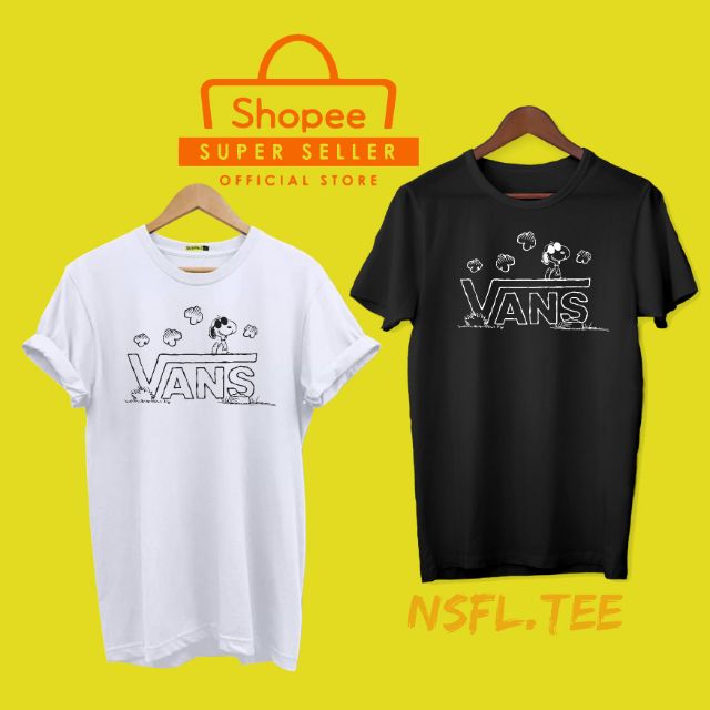 vans peanuts t shirt