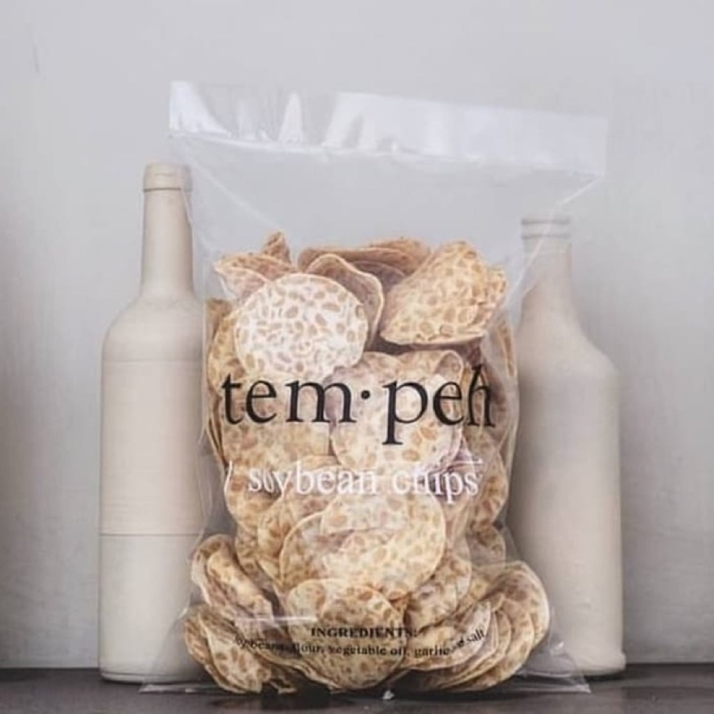 Tem Peh Tempeh Tempe Soybean Chips Size L Shopee Singapore
