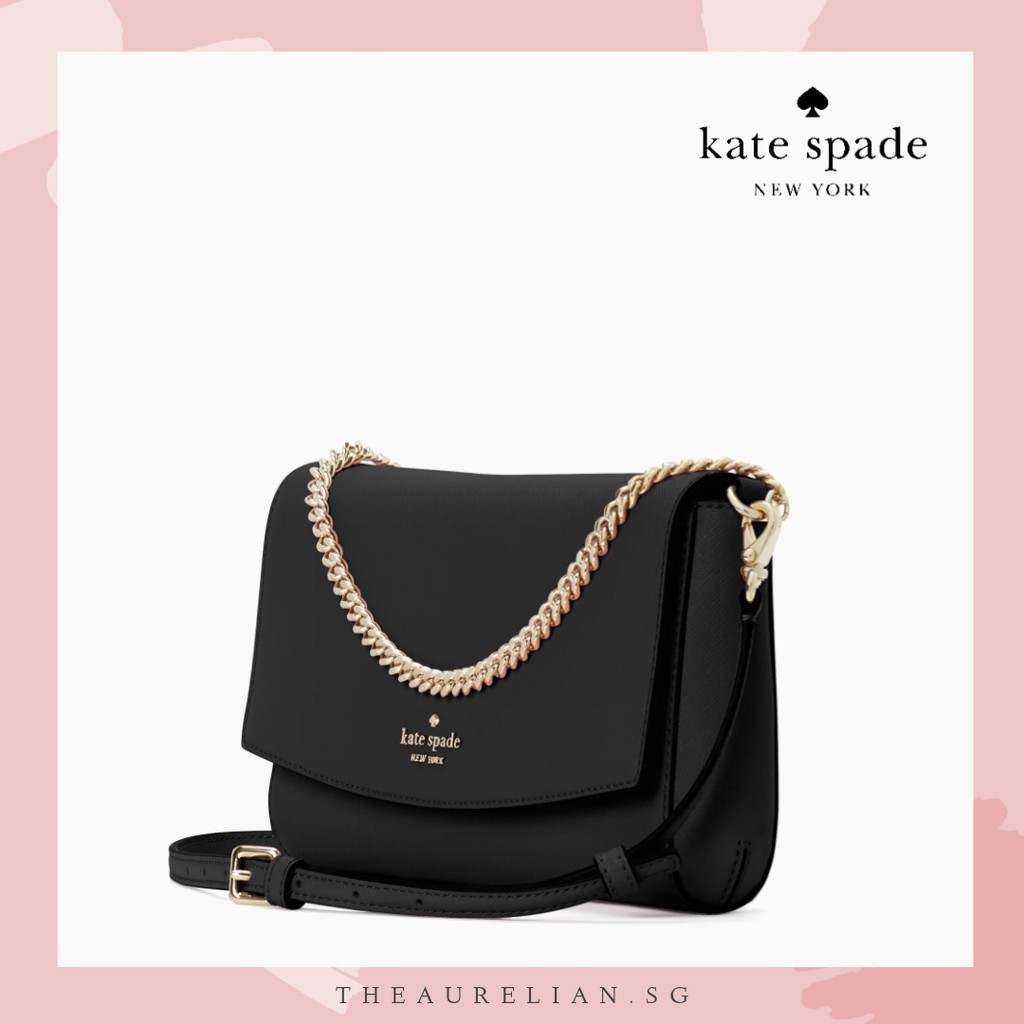 Kate Spade New York Greer Laurel Way Crossbody Purse (black)