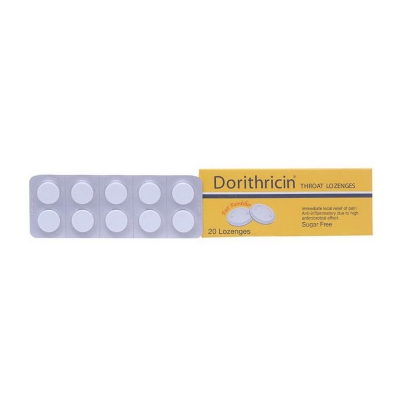 Dorithricin Sore Throat Lozenges Sugar Free Shopee Singapore