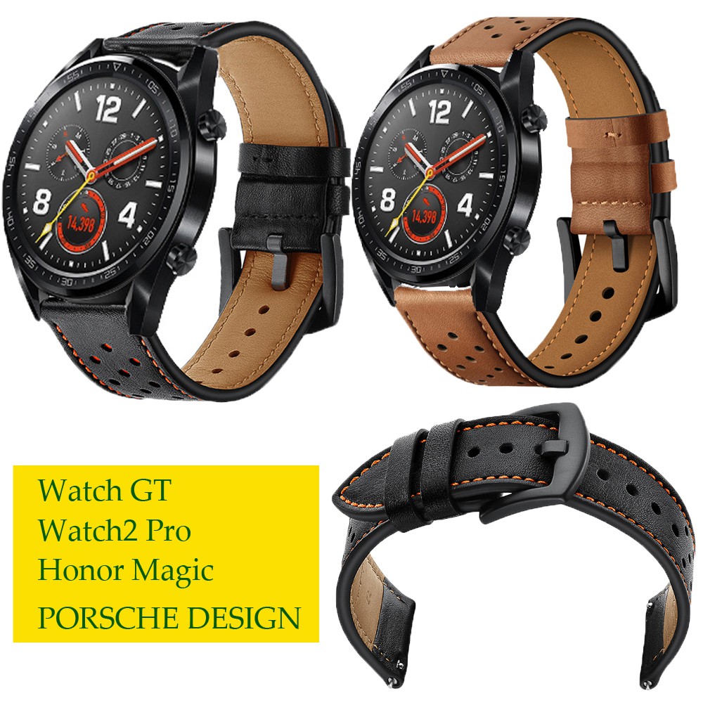 22mm Huawei watch GT Strap Leather 