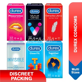 Image of [DISCREET PACKING] Durex Condoms, 3s-12s