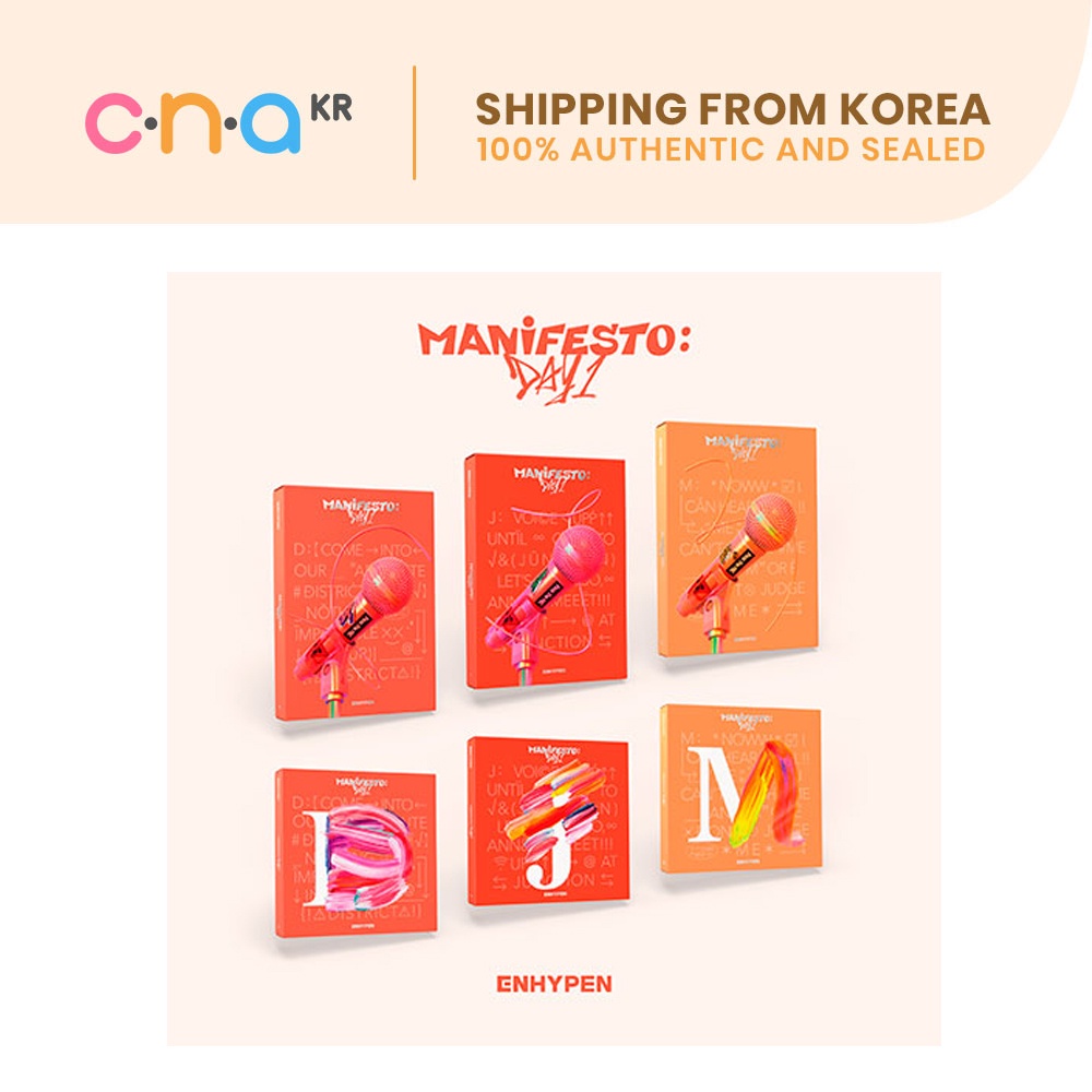ENHYPEN - Manifesto : Day 1 / 3rd Mini Album | Shopee Singapore