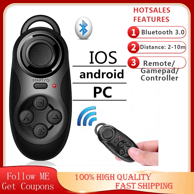 Wireless Bluetooth Game Pad Remote Controller For Iphone Gamepad Pubg Mobile Phone Game Bluetooth Remote Controller Shopee Singapore