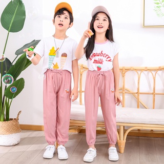 2-14 Years Kids Girl Boy Demin Jeans Pants Cotton Long Children Trousers Pant #4