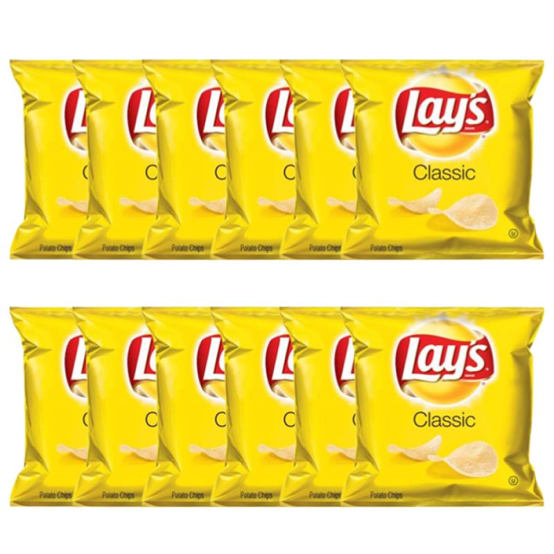 [Bundle of 12] Lay's Classic Original Potato Chips, 28G - DKSHSG ...