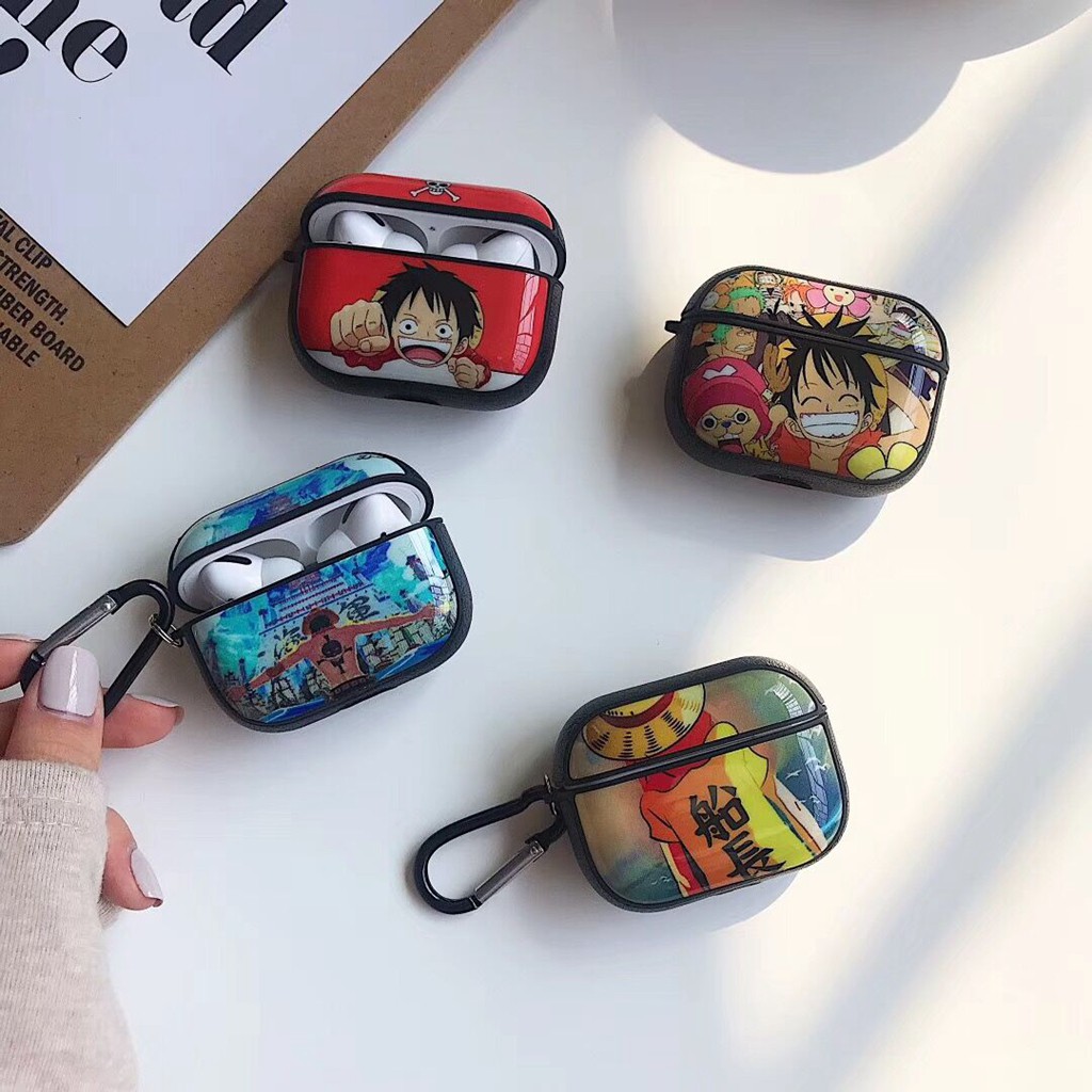 Airpods pro case Japanese Anime One Piece Cartoon monkey D. Luffy IMD