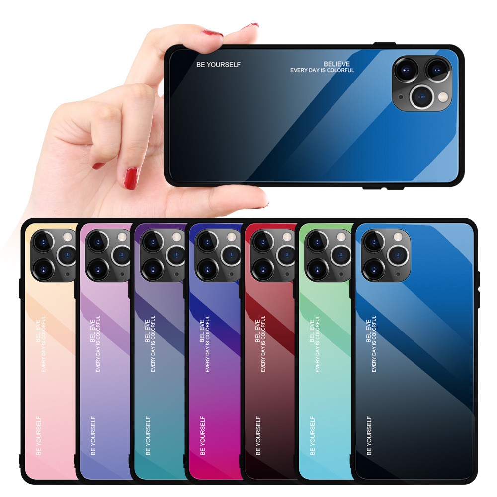 Gradient Color New Iphone 11 Pro Xs Max Xr X Iphone 7 8 Plus 9h