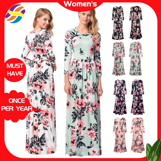 plus size cotton maxi dresses with sleeves