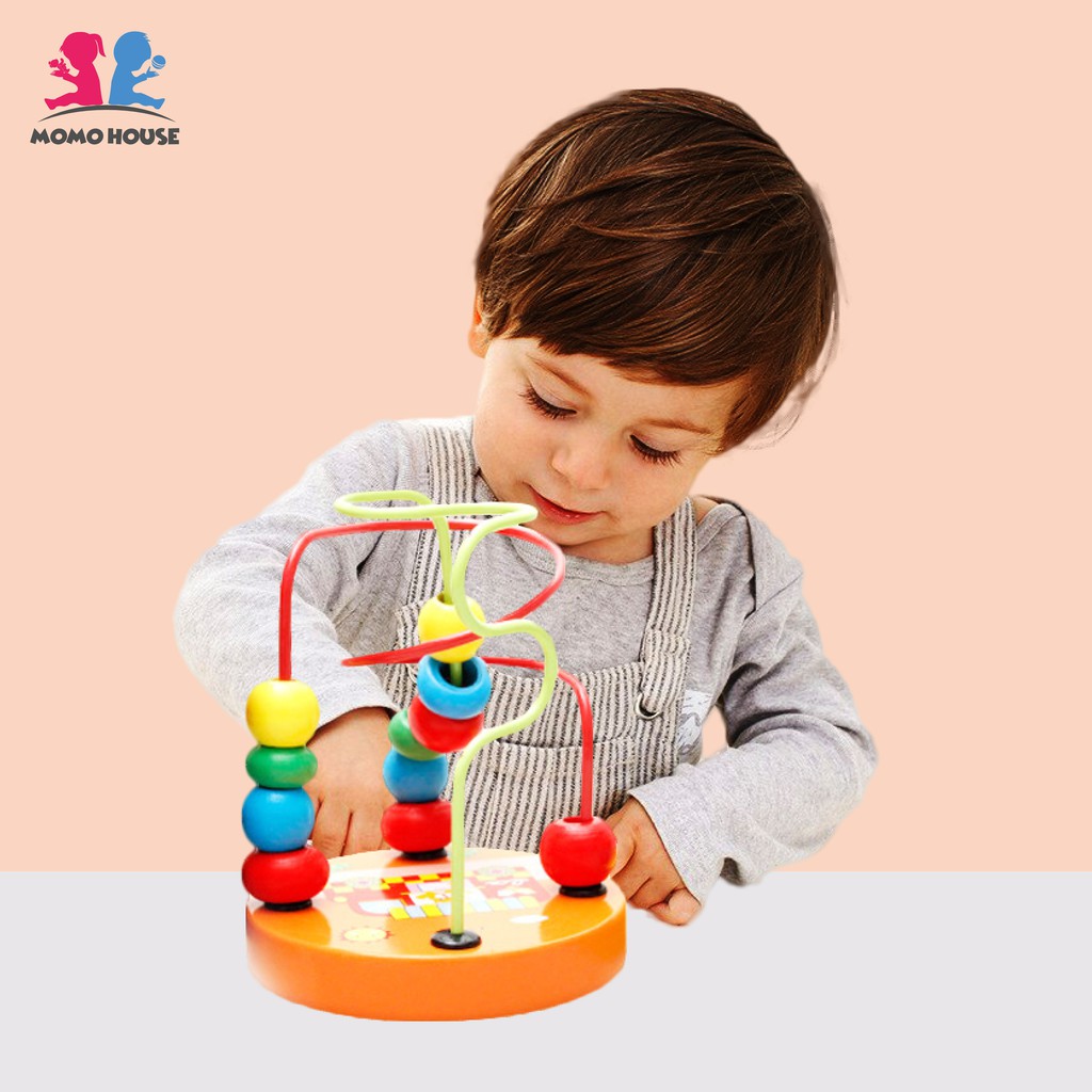 wooden bead toys toddlers