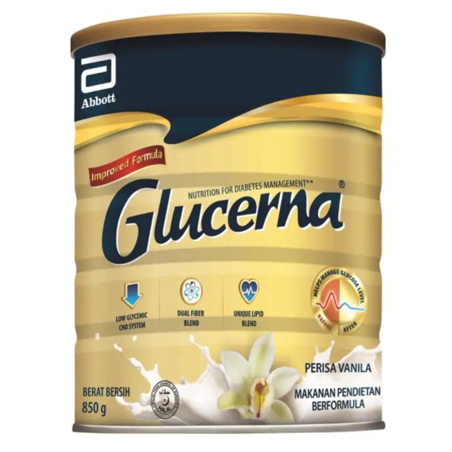 Glucerna Vanilla Triple Care 850g Glucerna Triple Care 850g (Vanilla / Chocolate /Wheat)