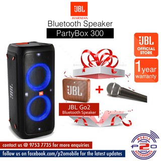 jbl partybox 300 microphone