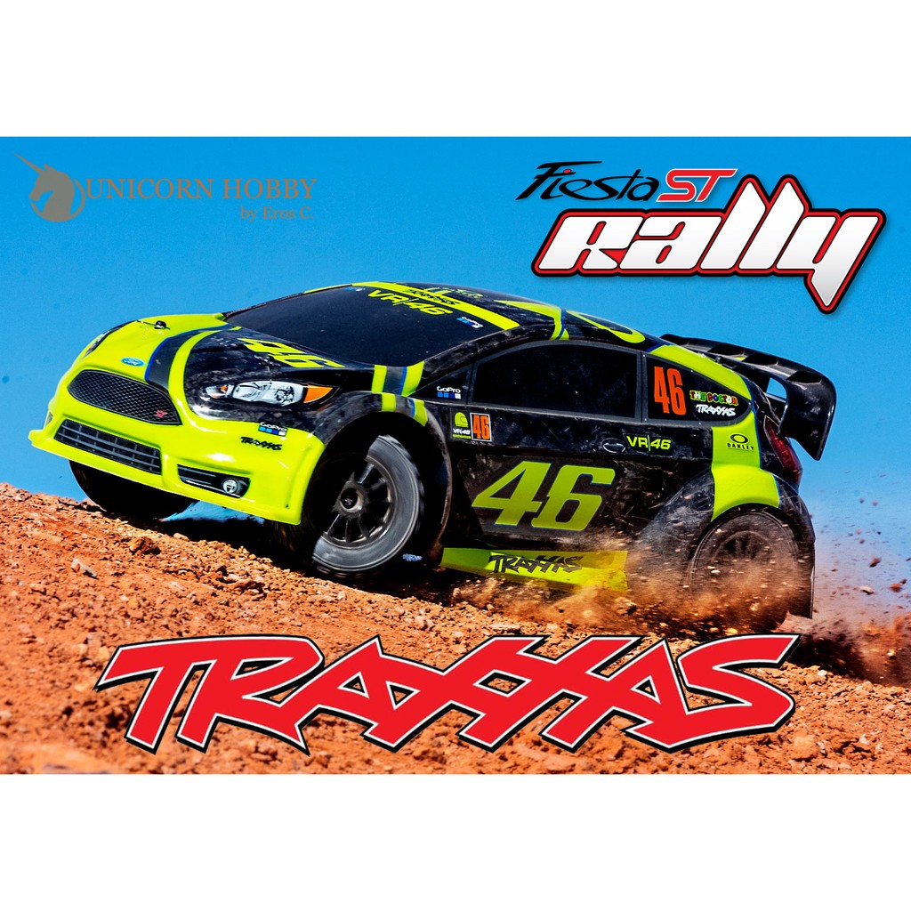 traxxas ford fiesta st rally vr46