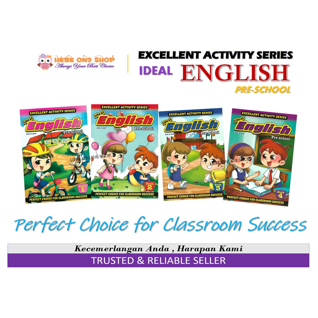 Excellent Activity Series Ideal English Pre School Perfect Choice For Classroom Success Mind To Mind Shopee Singapore