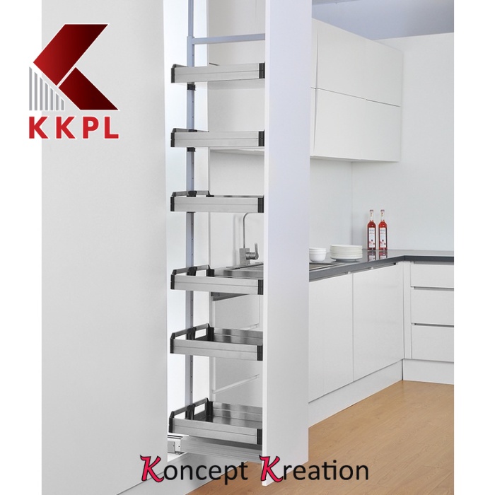 KKPL Koncept Kreation Premier Stainless Steel Tall Larder Pull