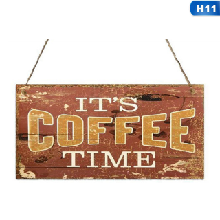Coffee Shop Wood Sign Shelf Sitter Desk Sitter Home Decor Coffee Store Door Hanger Sign Wooden Sign #6
